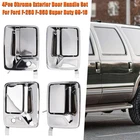 4PCS Chrome Exterior Door Handle Set Fit Ford F-250 F-350 Super Duty 99-16 New. Price: $50.73.