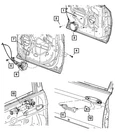Genuine Mopar Exterior Door Handle Right TY22BPKAC New. Price: $12.80.