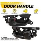 Interior Door Handle For 08-10 Hyundai Sonata Front Left Right Black Plastic New. Price: $19.94.