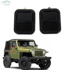 Black Left & Right Pair Outside Full Door Handle Fit For Jeep Wrangler 1991-2006 New. Price: $24.80.