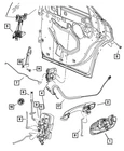 Genuine Mopar Exterior Door Handle Right 5065800AH New. Price: $127.44.
