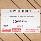 Genuine 2013-2018 Toyota Avalon Exterior Door Handle Assembly 692100T030C1 New. Price: $73.00.