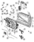 Genuine Mopar Exterior Door Handle Left 1UJ81KXJAJ New. Price: $139.24.