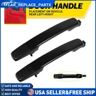 Exterior Door Handle For 2005-2008 Nissan Frontier Smooth Black Rear Left+right New. Price: $24.19.