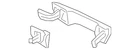 Genuine Volkswagen Handle Outside 17A-837-206-A-GRU New. Price: $286.24.