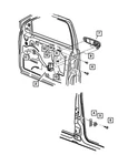 Genuine Mopar Exterior Door Handle Right 55135636AC New. Price: $50.10.