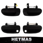 Black Rear Outside Exterior Door Handle Kit Set Of 4 For Hyundai Accent 2000-06 New. Price: $19.09.