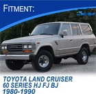 Fit For Toyota Land Cruiser FJ60 FJ62 1980-90 Chrome Door Handle Metal Pc New. Price: $19.90.