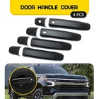 Matte Black Upgrade Cover Trim For Chevy Silverado 1500 2500 3500 Hd Door Handle New. Price: $22.79.