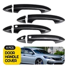 Front Rear Left Right Door Handle Cover Carbon Fiber For 2013-2017 Honda Accord New. Price: $18.04.
