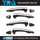 Trq 4 Piece Front & Rear Exterior Outside Door Handle Set Black Chrome For Kia New. Price: $89.95.