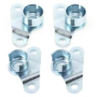 Silver Tailgate Hinge Kits Rear Left+right Side 03-14 Ford E-150 E-250 X4 New. Price: $25.29.
