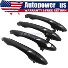 Exterior Outside Door Handle Primed Black Front Rear Left Right Set Of 4 For Kia New. Price: $28.49.