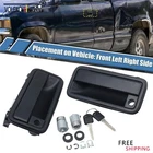 Exterior Door Handle W/ Lock Cylinder Front For 88-99 Chevrolet C1500 Gmc K1500 New. Price: $21.69.