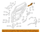 Hyundai Oem 16-21 Tucson Rear Door Lock Hardware-handle Base 83655D3000 New. Price: $42.09.