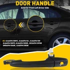 Door Handle Exterior Outside Front Left Driver Black For 2006-2010 Mazda 5 New. Price: $16.14.
