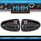 Black Interior Door Handle Left & Right For Hyundai Accent 2000-2005 83444 83445 New. Price: $17.98.