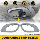 New Set 2 Inside Interior Door Handle Bezels Trim Gray For 95-99 Chevy Gmc Truck. Price: $17.09.