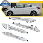 Set Of 4 Exterior Outside Outer Door Handle Chrome For Hyundai Elantra 2011-16 P New. Price: $35.14.