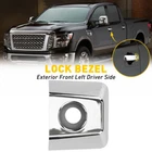 Exterior Chrome Left Door Handle Key Hole Bezel For Nissan Armada 80647-ZC00A New. Price: $11.39.