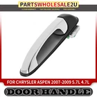 Rear Right Chrome Black Exterior Door Handle For Chrysler Aspen 07-09 5.7L 4.7L New. Price: $33.99.