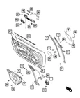 Genuine Mopar Exterior Door Handle Right 6RR07UFUAA New. Price: $97.95.