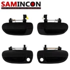Set Of 4 Black Rear Outside Exterior Door Handle For Hyundai Accent 2000 - 2006 New. Price: $19.49.