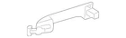 Genuine Mercedes-benz Handle Outside 9107603900649B27 New. Price: $41.10.