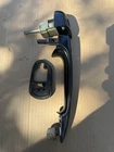 01-06 Bmw E46 Coup /conv Front Driver Door Handle Black Trunk Lock Key Used. Price: $160.00.