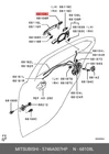 Genuine Oe Coverr/dr Outside 5746A007HP For Mitsubishi 5746A-007HP Neu. Price: $15.40.