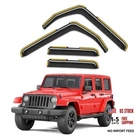 Jeep Wrangler Jk In-channel Window Rain Guards Fits 2007-2018 New. Price: $66.33.