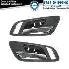 Trq Door Handle Inside Interior Front Black Ebony & Chrome For Chevy Gmc New. Price: $49.85.