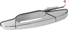 Exterior Chrome Door Handle Rear Left Driver Side For 2007-2013 New. Price: $26.04.