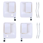 Front & Rear Oxford White Door Handle Set 1999-2016 Super Duty Crew Cab New. Price: $103.80.