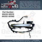 Lexus RX350 Front Left Exterior Door Handle 2010 To 2015 Oem 69202-0E080 Used. Price: $199.00.