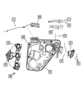 Genuine Mopar Exterior Door Handle Right 1MW30JUKAD New. Price: $11.13.