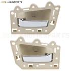 For 2005-10 Grand Cherokee 2X Rear Side Beige Chrome Interior Door Handle Kit New. Price: $20.59.