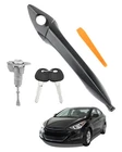 Exterior Door Handle Front Left W/ Lock Cylinder & Key Fit 11-16 Hyundai Elantra New. Price: $26.99.