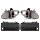 4PCS Gray Black Door Handle Inside & Outside For 1995-99 Chevy Suburban K1500 New. Price: $28.92.