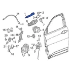 For Dodge Hornet 23-25 7MD83TZZAA Front Left Outer Exterior Door Handle New. Price: $76.65.