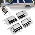 4PCS Chrome Exterior Door Handle Set Ford F-250 F-350 Super Duty 99-16 New. Price: $50.63.