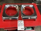 1967 68 1969 Ford F100 F250 F350 Truck Lh+rh Bright Head Lamp Doors Bezels #1678 New. Price: $225.00.