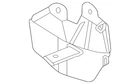 Genuine Audi Deflector Shield 8Y0-853-833-B New. Price: $17.17.