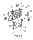 Genuine Mopar Exterior Door Handle Left 7LV05KXJAC New. Price: $23.52.
