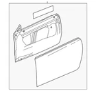 2016-2024 Chevrolet Camaro Genuine Gm Driver Side Front Door Lh 85101936 New. Price: $999.99.
