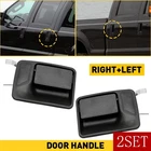 Black Metal Outside Door Handles Lh 99-16 Ford F150 F250 F350 Rear Front New. Price: $77.80.