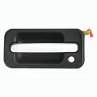 Exterior Door Handle W/keyhole Driver Left Side Chrome & Black Front New. Price: $24.98.