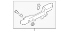 Genuine Acura Base L Front 72182-TZ3-A71 New. Price: $53.23.