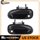 Door Handles Pair Outside Exterior Front Right Left For 96-00 Honda Civic Black New. Price: $15.59.