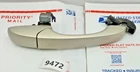 10-20 Dodge Caravan Passenger Front Door Handle Exterior White Gold Metallic Used. Price: $18.00.